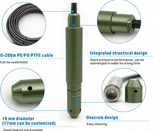 Sensor de Nivel de Agua GLT530 de Diámetro Pequeño, 316SS, 4-20mA, 200m, para Pozos Profundos - Product Image 6
