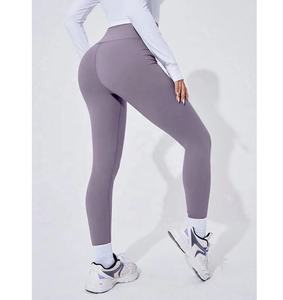 Legging Slim Fit pour femmes de haute qualité du fabricant Top Notch fabriqué au Pakistan Spandex/Nylon fermeture élastique à la taille - Product Image 1