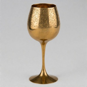 HolyCrysta Divine Grace, cáliz de vino de Metal adornado, Copa tradicional con acabado antiguo para rituales religiosos y altares de Iglesia - Product Image 3