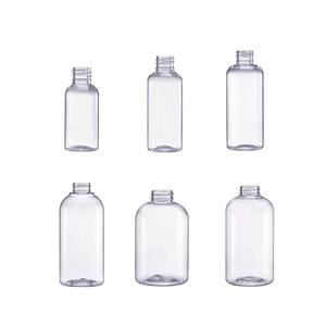 Bouteilles en plastique PET transparentes avec bouchon à vis et impression sérigraphique pour shampooing et soins de la peau, tailles d'emballage 30 ml/50 ml/100 ml/200 ml - Product Image 1