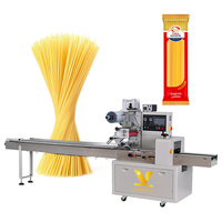 Machine d'emballage horizontale automatique à grande vitesse KV pour pâtes spaghetti, type flow pack et emballage en sachet
