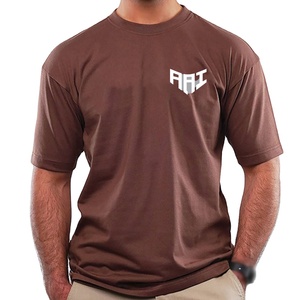 Camiseta de Algodón de Primera Calidad para Hombre, Cuello Redondo, Estilo Minimalista Informal, Color Sólido, Manga Corta, Fabricante OEM ODM, Proveedor de EE. UU. - Product Image 1