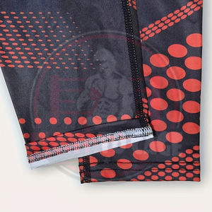 Conjunto de 2 Piezas de Rashguard Estampado de Spandex/Nylon para Hombre - Ropa Deportiva de Secado Rápido para Entrenamiento de MMA, BJJ y Gimnasio - Product Image 4