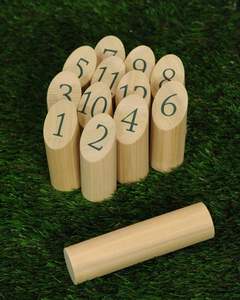 Juego de Molkky de Madera Personalizado, Artesanía Hecha a Mano, Mejor Calidad, Venta al por Mayor y OEM Disponible - Product Image 1