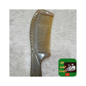 Peine de cuerno de búfalo natural hecho a mano, peine de pelo pulido para hombres y mujeres, proveedor de Peine de barba con acabado suave y Estilo clásico - Product Image 4