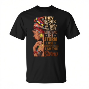 She Whispered Back I Am The Storm T-shirt noir pour femme - Product Image 2