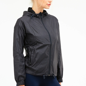 แจ็กเก็ตกันลมไนล่อนออกแบบได้ตามต้องการมีซิปรูดกันน้ำได้น้ำหนักเบาวิ่งกลางแจ้งเสื้อแจ็คเก็ตไนลอนมีฮู้ดสำหรับผู้ชาย - Product Image 3