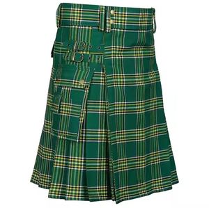 Écossais traditionnel pour adultes Nouvelle arrivée Design Vêtements de cérémonie écossais Kilt utilitaire Highland respirant pour hommes et femmes - Product Image 1