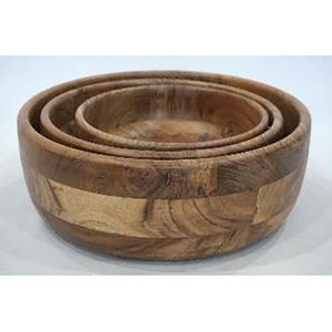 Acheter Bol en bois de service fabriqué à la main Émail Imprimé Vaisselle la plus vendue Plateau de saladier Taille personnalisée Fabriqué en Inde - Product Image 5