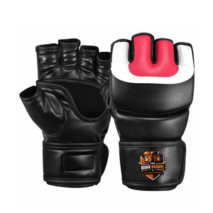 Guantes Profesionales de Piel para Entrenamiento de MMA, Unisex, con Diseño de Dedos Abiertos, Ligeros, Costuras Resistentes para Uso Prolongado - Product Image 4