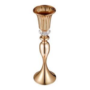 Vase à pétales en métal contemporain pour une décoration de pièce minimaliste et une composition florale élégante - Product Image 6