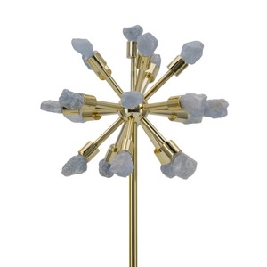 Sculpture de sol en cristal brut artistique, pièce unique pour le salon, le couloir ou les espaces de bureau, vente en gros en provenance d'Inde - Product Image 1