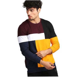 Camiseta ecológica transpirable de manga larga con cuello redondo de algodón 100% Unisex personalizada de alta calidad para hombre con logotipo personalizado - Product Image 1