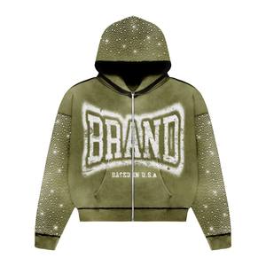 Custom Unisex Heavy Weight Acid washed Hoodie & Trouser Sweat suits For Men's Custom Jogging Training Tracksuits In Pakistan - Product Image 5