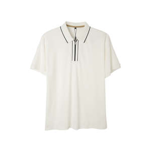 Suéter de Punto de Alta Calidad, Antiarrugas, Transpirable, con Logotipo Personalizado, Cierre de Cremallera de un Cuarto, para Camisa Deportiva Masculina - Product Image 5