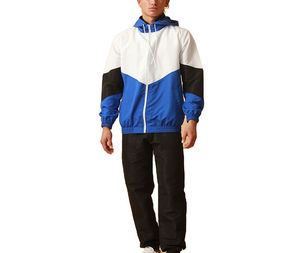 Conjunto Deportivo Cortavientos de Nylon y Poliéster con Bordado Personalizado de Alta Calidad para Hombre, Modelo 2026 - Product Image 2