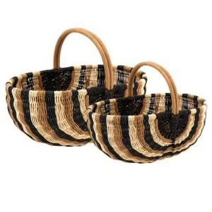 Cesta de Almacenamiento Redonda de Mimbre para Baño, Cocina, Encimera, Cesta de Frutas de Mimbre para Organizar la Sala de Estar, Mesa - Product Image 5