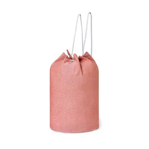 Borsa Bandam in Cotone Riciclato Sostenibile per Zaini Sportivi Promozionali con Coulisse - Product Image 2