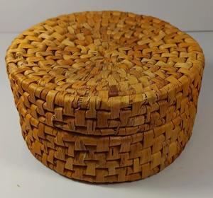 Juego de 5 posavasos tejidos a mano jacinto de agua productos ecológicos hechos en Vietnam Decoración de mesa al por mayor - Product Image 2