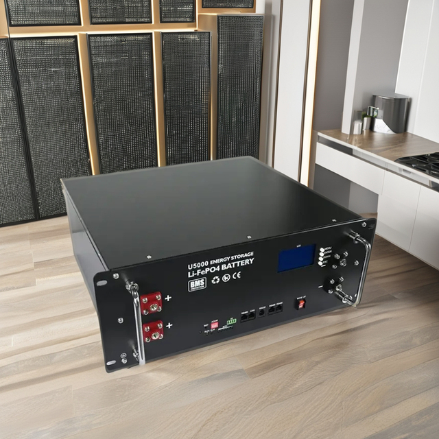 LVFU 200Ah Lithium Iron Phosphate Solar Battery 24V-51.2V Wall-Mounted BMS System 10kW Home Use Hybrid Grid Can Split