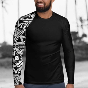 Nouveaux hommes Rash Guard surf combinaisons de plongée collants Rash Guard à manches longues conception de vêtements - Product Image 1