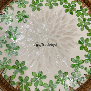 Natural Woven Rattan Modern Premium Quality Artisan Made Elegant Serving & Storage Tray <b>Home</b> <b>Decor</b> Tradebyd - Product Image 5