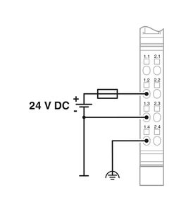 Module d'alimentation en ligne Phoenix Contact IB IL 24 PWR IN/R/L-0.8A-PAC 2693020 24V DC 0.8A pour système PLC I/O - Product Image 2