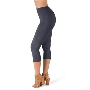 Leggings Deportivos Personalizados al por Mayor para Mujer, Pantalones de Yoga Transpirables, Tejido de Punto, Cintura Alta, Ropa Deportiva hasta la Rodilla - Product Image 2