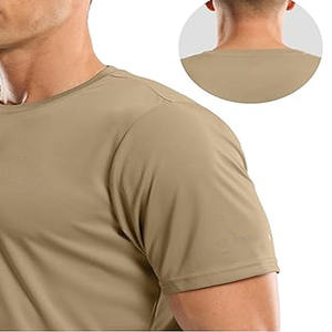 Nueva ropa informal antiarrugas de manga corta de algodón 100% para hombre, camisetas de Color personalizado al por mayor subidas por Dress Sports - Product Image 4