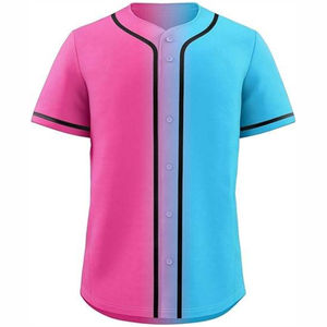 Vente en gros personnalisable Polyester Team USA Youth Baseball Jersey Vintage Mesh Broderie Respirant pour hommes Sublimation - Product Image 4