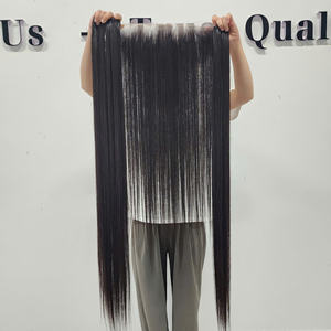 Cutícula completa y cabello humano virgen de alta calidad alineado de 40 pulgadas, paquetes de cabello alineado con cutícula humana - Product Image 1