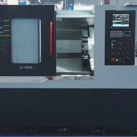 Torno CNC de bancada inclinada automático LK-200L para venta al por mayor B2B con mandril de 8 pulgadas