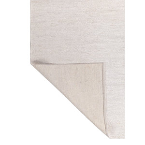 Tapis en jute et chanvre noués à la main Nomadic Threads Modern Ivory PKJT-150 pour la maison, la salle à manger, le salon, l'espace extérieur - Product Image 5