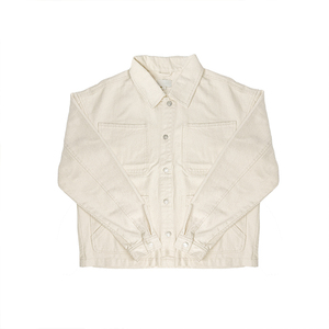 Venta al por mayor personalizable mejor aspecto blanco chaquetas de mezclilla para los hombres de talla grande abrigo cortavientos genuino para el uso al aire libre de invierno - Product Image 3