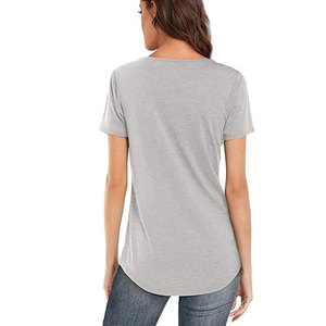 เสื้อยืดคอกลมแขนสั้นสำหรับผู้หญิงเสื้อยืดแฟชั่นสำหรับทุกเพศ - Product Image 3
