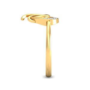 Anillo de oro de 18 quilates con brillantes diamantes cultivados en laboratorio - Product Image 3