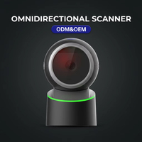 WCMI SD5631 Lector de Códigos de Barras 2D y QR USB de Escritorio, Escáner de Códigos de Barras 1D, Verificador de Precios para Supermercados, en Stock, Negro, Alta Velocidad