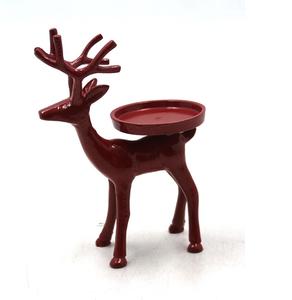 Vaisselle en aluminium au design élégant Cerf de rêne pour Noël Renne PC blanc décoratif pour la décoration de la maison - Product Image 2