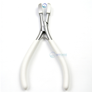 คีมถอดต่อผมสแตนเลสเกรดพรีเมียม ผิวสีเงิน ด้ามจับสีแดง น้ำหนักเบา ใช้ซ้ำได้ สำหรับมืออาชีพในร้านเสริมสวย - Product Image 5