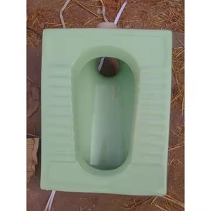 Chaozhou Vert Double Couleur Céramique Squatting Pan Toilette Antidérapant Orissa WC Style Indien Yémen Qualité - Product Image 5