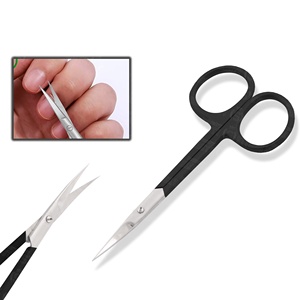 Tijeras Profesionales para Cutículas de Acero Puro, Diseño Curvo, para Manicura y Cuidado de Uñas, Proveedor Mayorista OEM de Productos de Belleza - Product Image 1