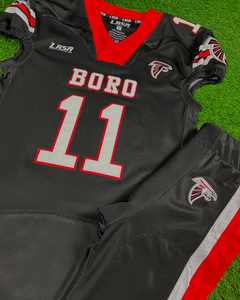 Uniforme de fútbol americano transpirable patrón sólido conjunto de manga corta - Product Image 5