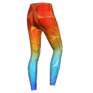 กางเกงโยคะเอวสูงระบายอากาศได้ดีเลกกิ้งออกกำลังกายรัดกล้ามเนื้อ - Product Image 3