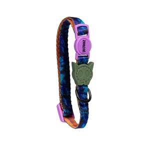 Collier pour chat Reebok Trekk, élégant, moderne, luxueux, en silicone PU, à libération rapide avec fonction de sécurité, motif imprimé personnalisable - Product Image 2