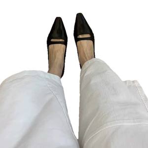 รองเท้าส้นเข็มหัวแหลมหนังแก้วสำหรับผู้หญิง รองเท้าปั๊มส์สำหรับงานเลี้ยงกลางคืน งานออฟฟิศ รองเท้าส้นตึกแบบหรูหราสำหรับสุภาพสตรี - Product Image 5