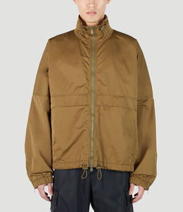 Chándal de nailon arrugado con bloque de Color ligero personalizado, Top con cremallera y puño ajustable, conjunto cortavientos para correr para hombre - Product Image 1