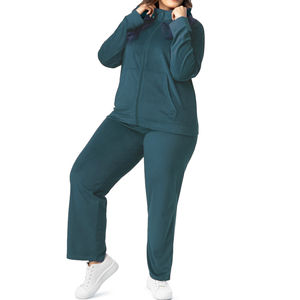 Conjunto Deportivo de Terciopelo para Mujer, Informal y Formal, Transpirable, Conjunto de Chándal de Terciopelo, Conjunto Deportivo de 2 Piezas para Gimnasio - Product Image 3