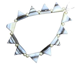 Cuentas de Briolette en forma de trillón para fabricación de joyas, joyería, pulsera, collar, pendiente, 12 piezas - Product Image 1