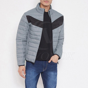 Vestes bouffantes en laine pour hommes de style personnalisé à manches longues prix de gros manteau d'hiver - Product Image 5
