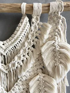 Venta al por mayor de macramé de moda para colgar en la pared con tema de decoración para fiesta de boda decoración del salón del hogar interior y exterior - Product Image 3